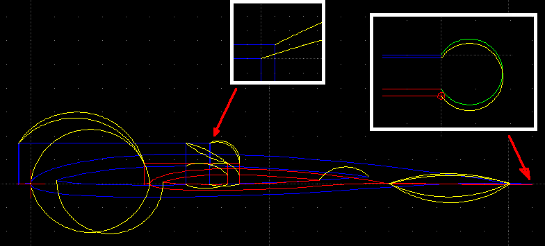 hollow airfoil dxf